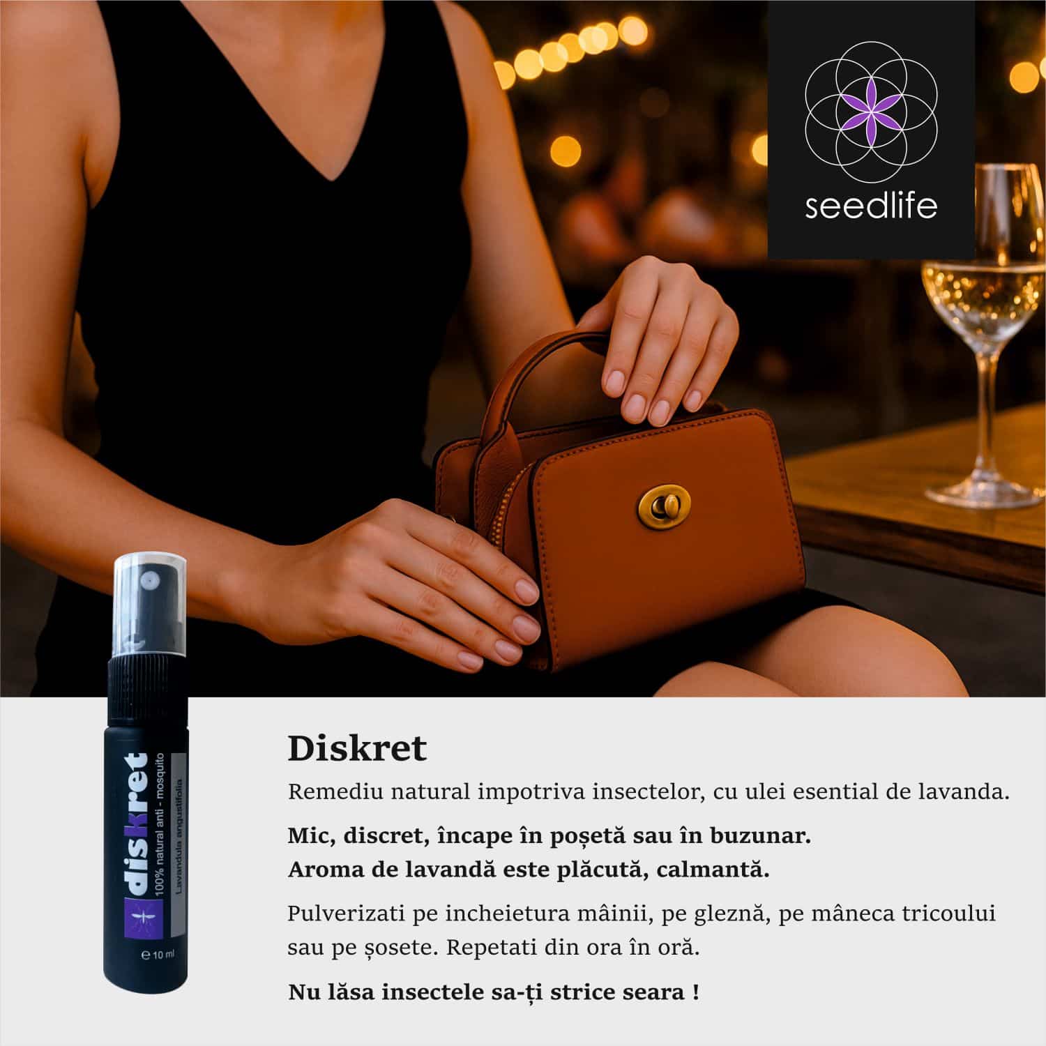 disKret - 100% natural anti-mosquito spray - imagine 2